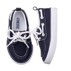 Gymboree Boy’s Navy Blue Boat Shoes Sneakers Size 2